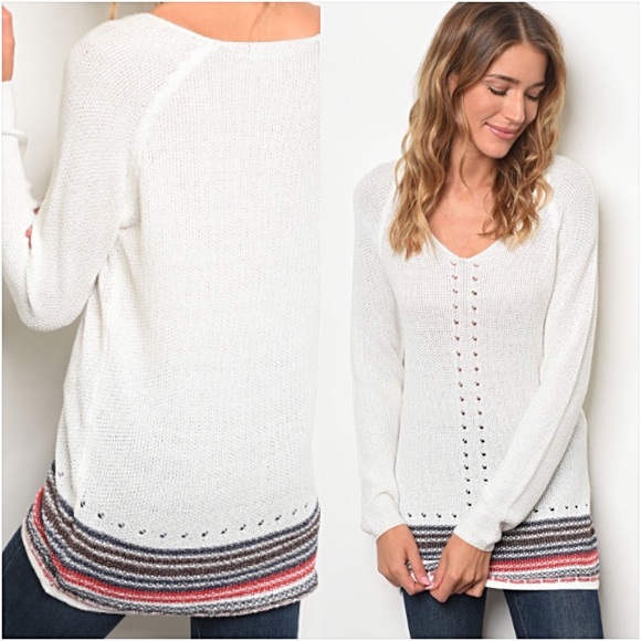 Bohemian Cozy Comfy Knit Sweater Tunic SM - Picture 3 of 6